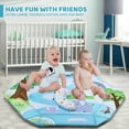 thumbnail image 4 of Colchoneta de gimnasio para bebés Jyusmile 8 en 1 Tummy Time con 6 juguetes, 4 of 7