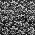 thumbnail image 1 of oneOone Polyester Spandex Black Fabric Floral Silhouette Dress Material Fabric Print Fabric By The Yard 56 Inch Wide, 1 of 4
