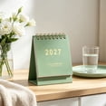 thumbnail image 4 of 2027 Mini Desk Calendar, Small Desktop Calendar, Spiral Standing Desk Calendar, Portable English Daily Monthly Calendar, Tabletop Monthly Scheduler for Home & Office Table Decoration, 4 of 4