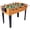 Brown 56, variant on 5-in-1 Multi-Game Table for Kids and Adults - Billiards, Push Hockey, Foosball, Ping Pong, Basketball Black/Blue, MDF and Steel Construction, Compact 43x24x32 Inches