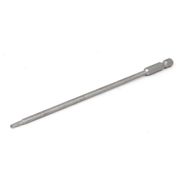 Puntas de destornillador de seguridad Torx magnéticas T10 con vástago hexagonal de 1/4" y longitud de 150 mm