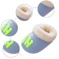 thumbnail image 5 of Jkety Toddler Slippers Easy On Girls Cute Cartoon Slippers with Memory Foam Kids Plush Warm Winter House Shoes Light Gray,6.5, 5 of 7