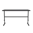 thumbnail image 3 of Correll CST 30" x 60" Metal Adjustable Standing Workstation in Montana Gray, 3 of 7