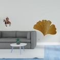 thumbnail image 2 of Centro De Mesa De Caballero Acrílico, Decoración De Escritorio Impermeable Con Base Y Escultura De Pared Abstracta De Hojas De Ginkgo De Hierro Forjado Para El Hogar, La Oficina Y El Comedor., 2 of 8