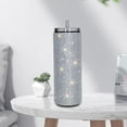 thumbnail image 5 of YWMJZEU Portable Diamond Bling Cup Tumblers 20oz Refillable Beverage Container Stainless silver, 5 of 8