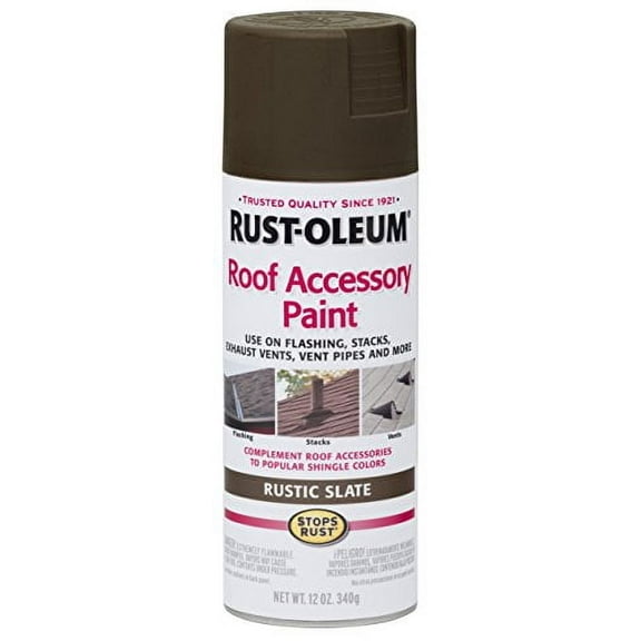 Rust-Oleum Stops Rust Rustic Brown Spray Paint - Durable Matte Finish - 12 oz