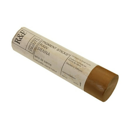 UPC: 0836943003132 | R&F Handmade Paints Pigment Stick  100ml  Raw Sienna