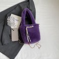 thumbnail image 4 of Mini Bolso Mano Cruzado para Mujer Piel Sintética Con Perlas Fiesta, 4 of 9
