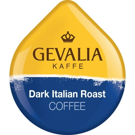 Tassimo Gevalia Dark Italian Roast Extra Bold Roast Coffee T-Discs for Tassimo Single Cup Home Brewing Systems, 12 ct Pack