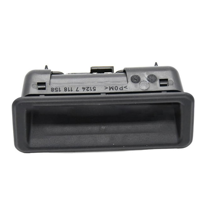 Trunk Lid Release Button Switch, Black Plastic Luggage Compartment Handle Replacement for Car, Easy Installation, Durable 11x4x3cm