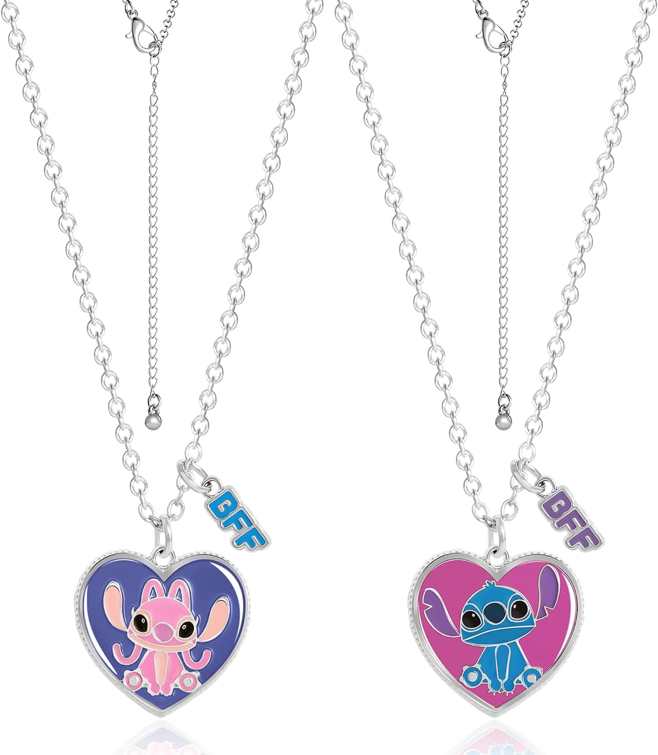 Amazon.com: AIIGOU Stitch Necklace BFF Necklace for 2 Big Sister Little  Sister Necklaces Set for 2 Pcs Friendship Jewelry Gifts Best Friend Necklace  for Girls who Loves Stitch: Clothing, Shoes & Jewelry
