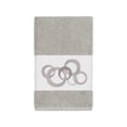 thumbnail image 5 of Authentic Hotel and Spa  Turkish Cotton Circles Embroidered Light Grey 4-piece Towel Set, 5 of 5