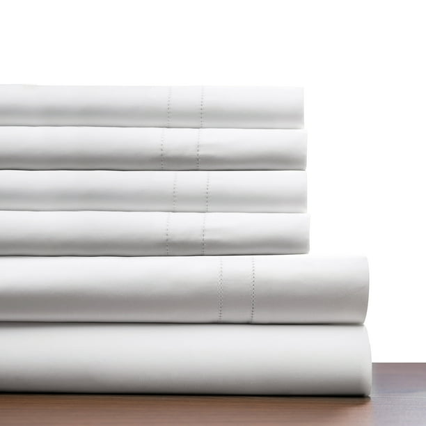 Pointehaven 620 Thread Count 6-piece Oversized Long Staple ...