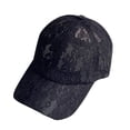 thumbnail image 2 of TANGNADE Sun Hats for Women Hollowed Out Simple Breathable Hat Tongue Cap Summer Hats Black, 2 of 2