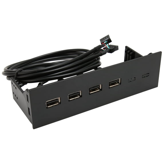 Hub de panel frontal USB 2.0 Dpofirs de 4 puertos para carcasa de ordenador PC