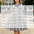 thumbnail image 3 of Antinious Girls Check Collar Short Sleeve School Uniform Casual Trendy Wear Dress, 3 of 5