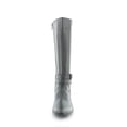thumbnail image 2 of Naturalizer Women's Reid Leather Wide Calf Knee High Boots Black 7.5M, 2 of 8