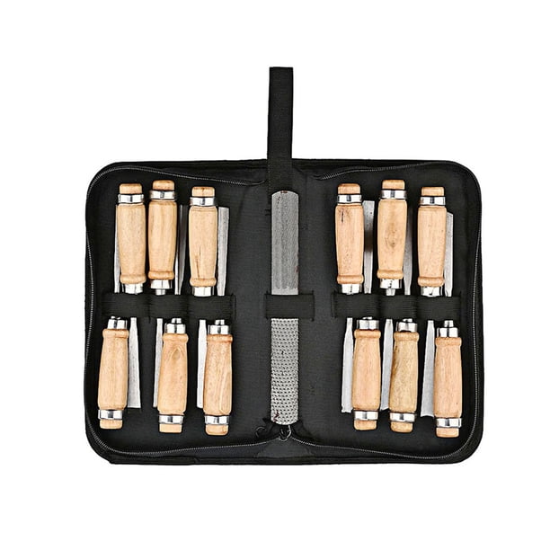 Wosthever 1 Juego de punzones de madera, cinceles profesionales para carpintería, juegos de herramientas de escultura, suministros de Accesorios para instrumentos musicales