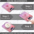 thumbnail image 3 of High Precision Digital Kitchen Scale Tempered Glass Food Scale Multifunction Scale Small Kitchen Appliances Pink Heart-shaped Tree, 3 of 7
