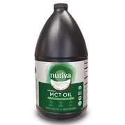 Nutiva organic mct oil with caprylic and capric acids from non-gmo, usda certified organic fresh coconuts, 128 oz