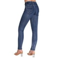 thumbnail image 2 of roswear Women's High Waisted Stretchy Skinny Jeans, 28.5" Inseam, Size 4-22, 2 of 5