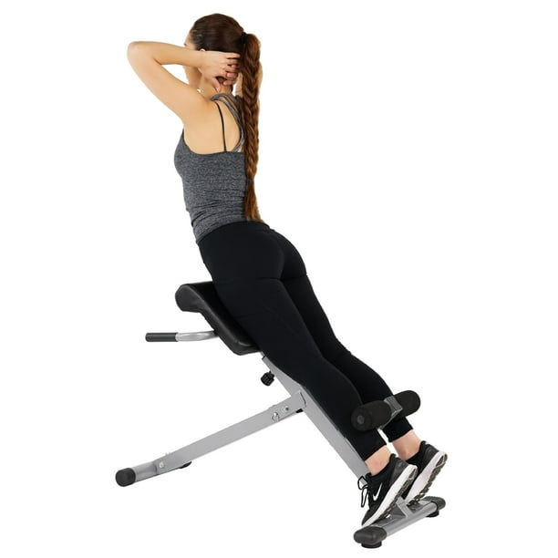 Silla Hiperextensión para Abdominales y Ejercicios de Espalda, Banco de Gimnasio para Hacer Sit-Ups en Casa