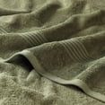 thumbnail image 3 of Superior Egyptian Cotton Absorbent 6-Piece Forest Green Towel Set, 3 of 13