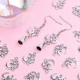 thumbnail image 7 of 50pcs Antique Silver Chakra Om Sanskrit Dangle Charms Vintage Alloy Yoga OM Pendants Connectors Craft Accessories for DIY Bracelet Necklace Jewelry Making Findings, 7 of 7