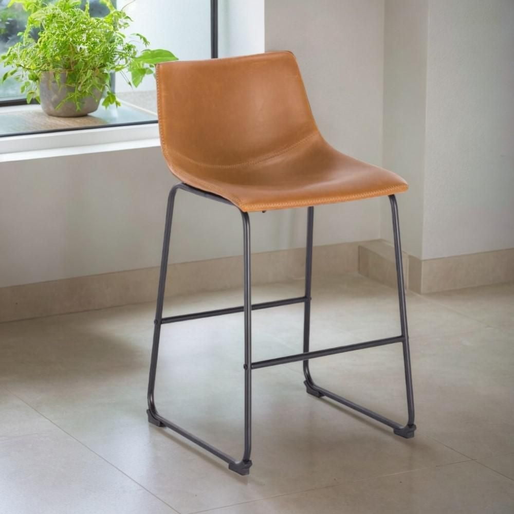 LANDON STOOL in Tan SET OF 2