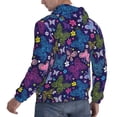 thumbnail image 6 of Fotbe Men's Hoodie with Colorful Butterflies Pattern - Kangaroo Pocket Pullover Hooded Sweatshirt, Perfect for Daily Wear, Travel, and Home-XX-Large, 6 of 7