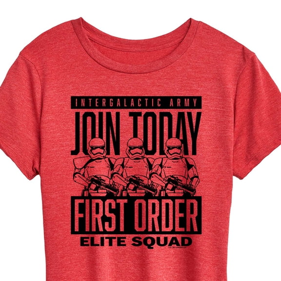 Star Wars - Join First Order - Women's Short Sleeve Graphic T-Shirt
