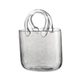 thumbnail image 4 of Jarrón de cristal moderno con forma de florero, centro de mesa, arreglo floral, bolso de mano claro, 4 of 9