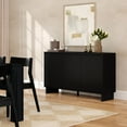 thumbnail image 4 of Modern Sideboard, 3 Door  (1499 x 406 x 864mm / 59 x 16 x 34in), Black, 4 of 11