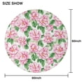 thumbnail image 6 of Pioneer Flower Floral Print Pattern Round Tablecloth 60"x60",Wrinkle Wipeable Table Cloth for Kitchen Dining Room Picnic Patio Party, 6 of 6