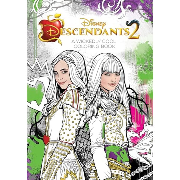 Pre-Owned Descendants 2: A Wickedly Cool Coloring Book (Art of Coloring), 9781368014397, 1368014399, Paperback, Media tie-in edition