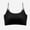 Black, variant on KIHOUT Womens Sport Bra Plus Size Fitness Bra With Chest Pad Sports Bra Women's Solid Color Small Suspender Nude Yoga