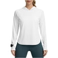 thumbnail image 2 of Livrdious UPF 50 Sun Shirt Hoodie for Women Lightweight Quick Dry Womens UV Protection Long Sleeve T-Shirt for Outdoor Activitys, 2 of 7