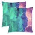 thumbnail image 1 of RYLABLUE Abstract Galaxy Pillow Covers Pillow Cases Two Sides Printing 18x18 inches ,Set of 2, 1 of 2