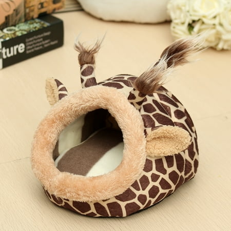 Folding Pet Bed And Bag Pet Winter Sleeping Bag Bed Mat Pad House Puppy Dog Warm Cozy Nest Cat Kitten Cave Comfort Pet Cushion for Small Dogs Cats ()