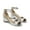 Soft SIlver, variant on Women's Soft Silver Viola Block Heel Sandals 8M