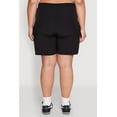 thumbnail image 4 of Womens Plus Size Nylon High Waist Cargo Shorts, 4 of 4