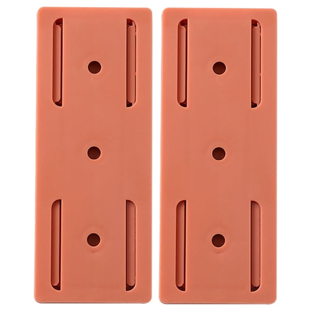IMENGL Clearance! 2 Pcs Self Adhesive Desktop Socket Fixer Adhesive Punch Socket Holder Cable Management Punch Surge Protector Desktop Plug In Socket Fixer Bracket Stand One Size Multi-Color