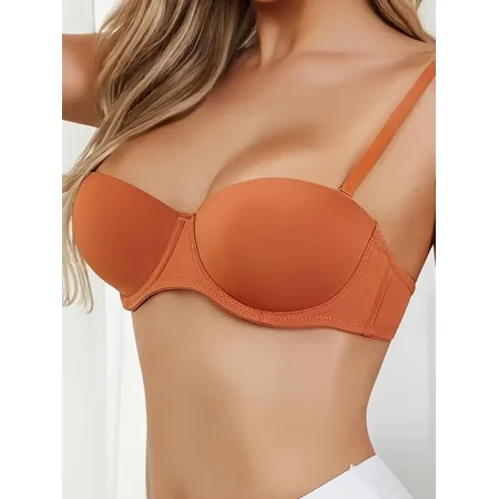 

Women‘s Strapless Bra For Large Bust Back Smoothing With Underwire For Women