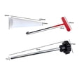 thumbnail image 3 of Valve Core Removal Tool Kit 3 Piece Set for Car Tire Valve Replacement with T Handle Hook Conical Positioning Tube and Metal Sliding Rod, 3 of 3
