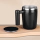 thumbnail image 4 of Taza de autoagitadora, taza de material acero inoxidable automezclante, mezclador inteligente de bebidas calientes para oficina, sin para , Negro Macarena taza auto-agitable, 4 of 8