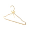 thumbnail image 2 of Perchas elegantes para ropa, vestidos, pantalones, perchas de perlas, perchas para armario, perchas de perlas Percha Beige, 2 of 9
