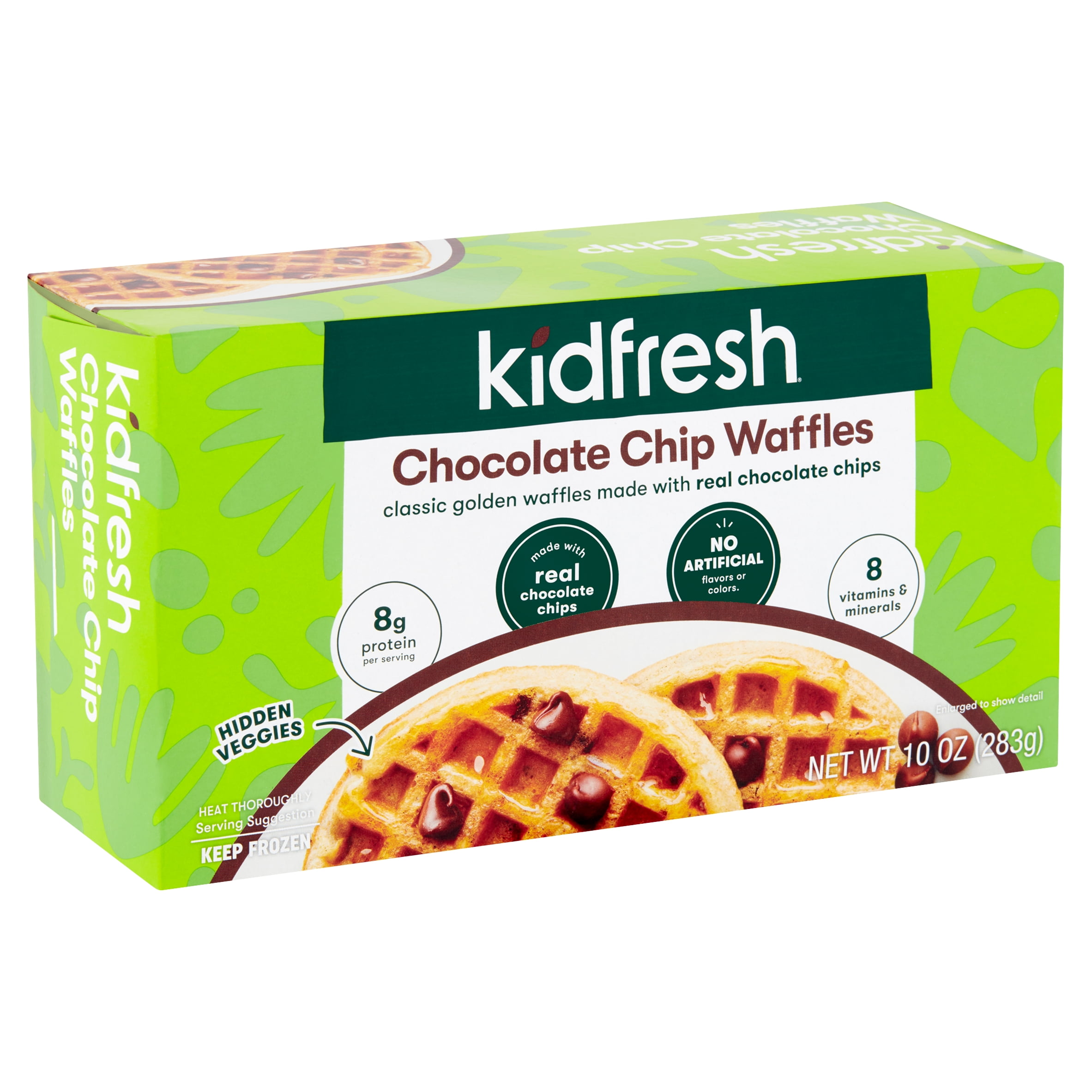 Kidfresh Chocolate Chip Waffles, 10 oz