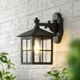 thumbnail image 2 of SAFAVIEH Penryn Edison Tungsten Black Wall Sconce with Shade, Set of 2, 2 of 8
