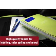 Royal Green Color Coding Labels 2x1.2 inch Rectangular Stickers in 8 Assorted Colors ( 50mm x 31mm) - 320 Pack