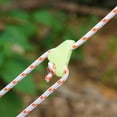 thumbnail image 3 of nipocaio Plastic Tent Rope Tensioner Cord Adjuster Mini Fluorescent Wind Rope Buckle Triangle Tent Rope Tensioner Wind Cord Adjuster For Camping 50pcs, 3 of 5
